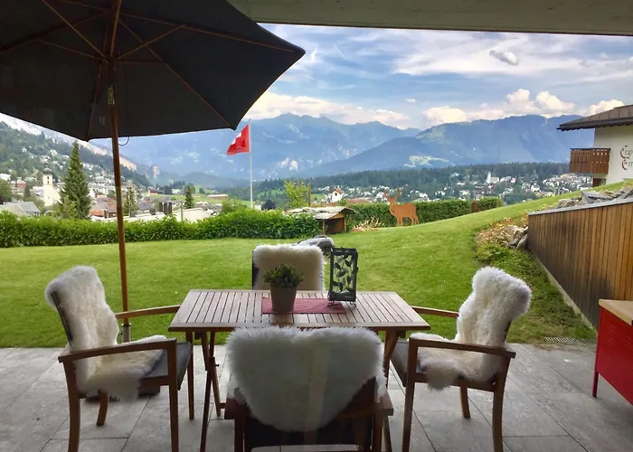Casa Admisa, Spektakulaere Aussicht, Ski In And Out, Hochwertige Einrichtung, Valserstein Und Eiche